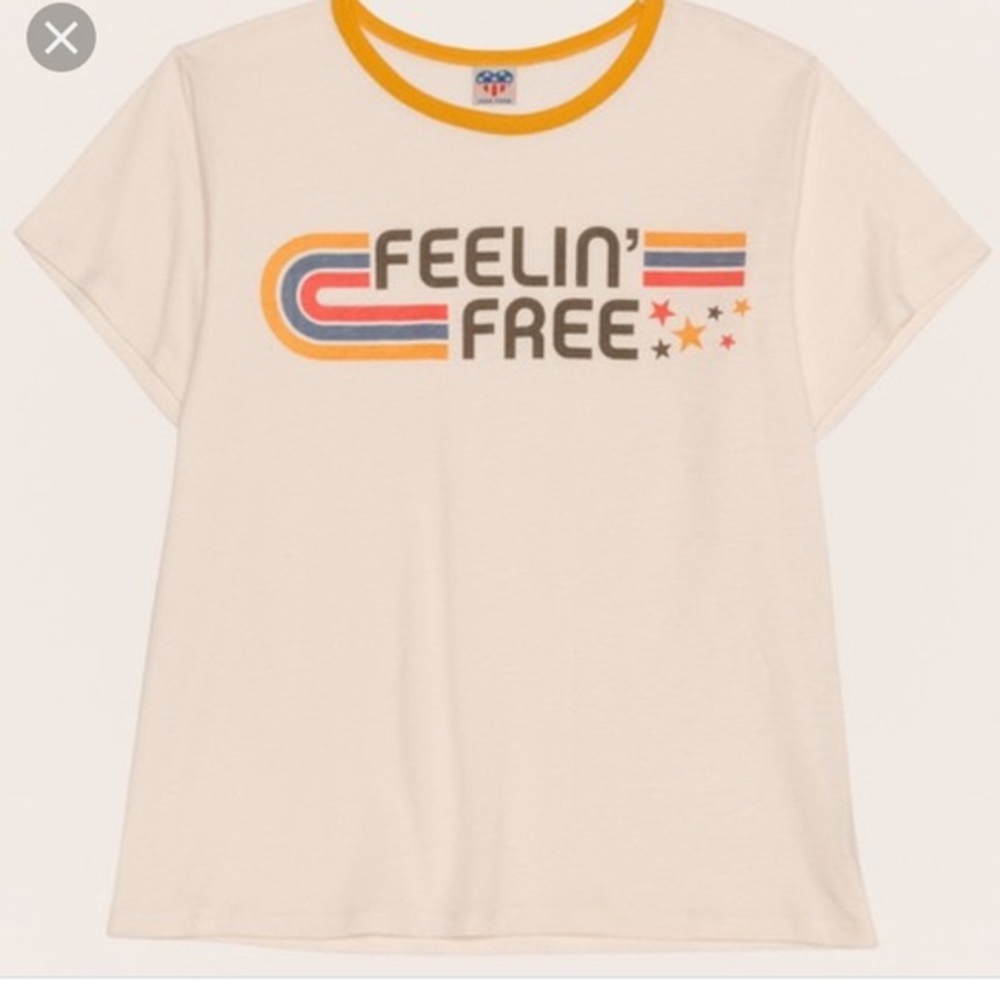 Vintage Looking Junk Food Feeling Free T-shirt